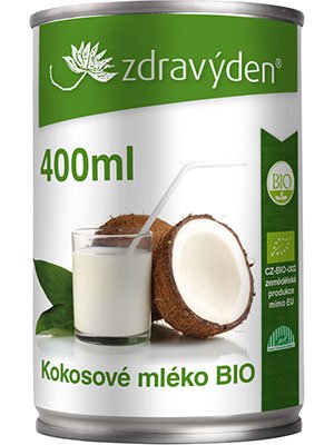 AKCE Kokosové mléko BIO 400ml. Min. trvan. do 3.5.25