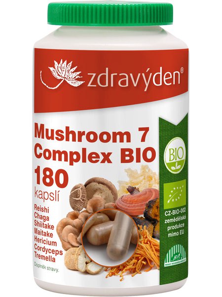 Mushroom 7 Complex BIO 180 kapslí